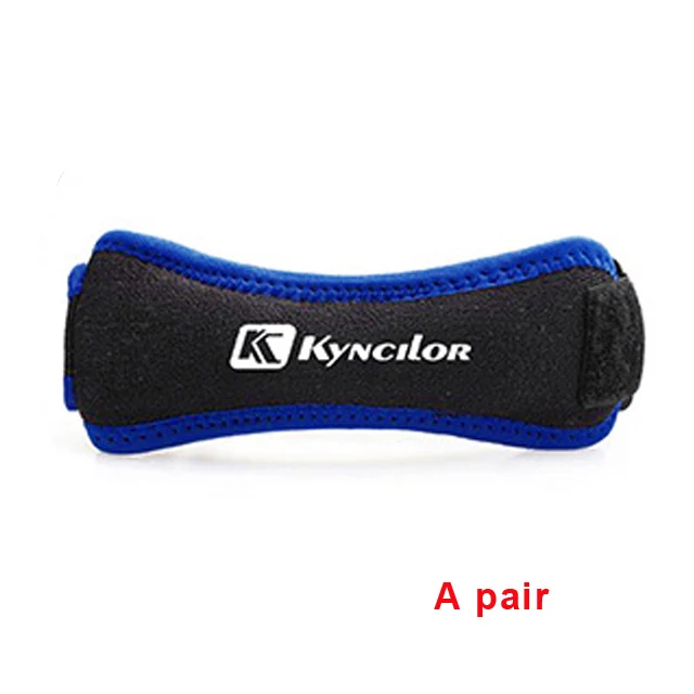 Blue two piece Kyncilor Регулируемый наколенник защитный ремень защита опорный коврик с поясом спортивный наколенник черный Keenpads открытый - Цвет: Blue two piece