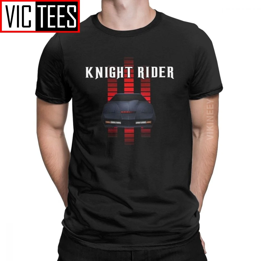 Maglietta Knight Rider K.I.T.T. Uomo Verde Bottiglia, Taglia XL: 100% Cotone, Girocollo, Fruit Of The Loom