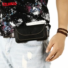 Insert card Belt Waist Bag business Genuine Leather Case For Huawei Mate 30 Pro Mate 20 X Mate 20 Lite Mate 10 Pro Mate 9 7 8