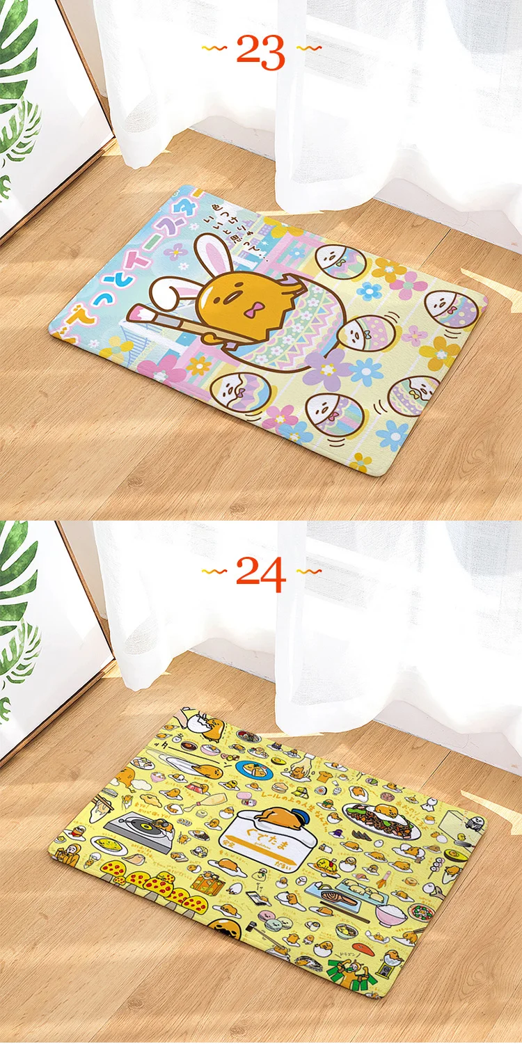 Gudetama индивидуальные аниме декоративный коврик домашние ковры мультяшный коврик коврики на пол для спальни для ванной плюшевые Коврики