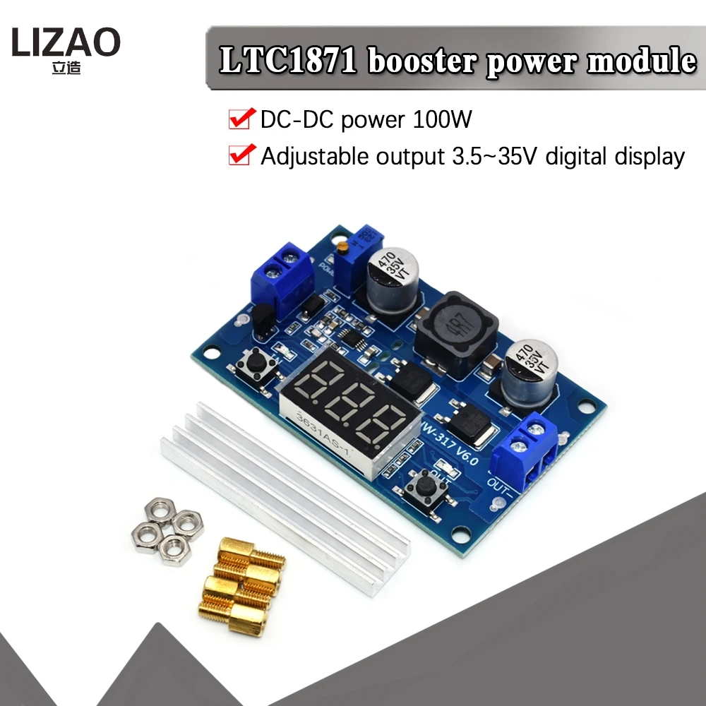 LTC1871 DC повышающий преобразователь постоянного тока от 3 до 35 В 5 + светодиодный