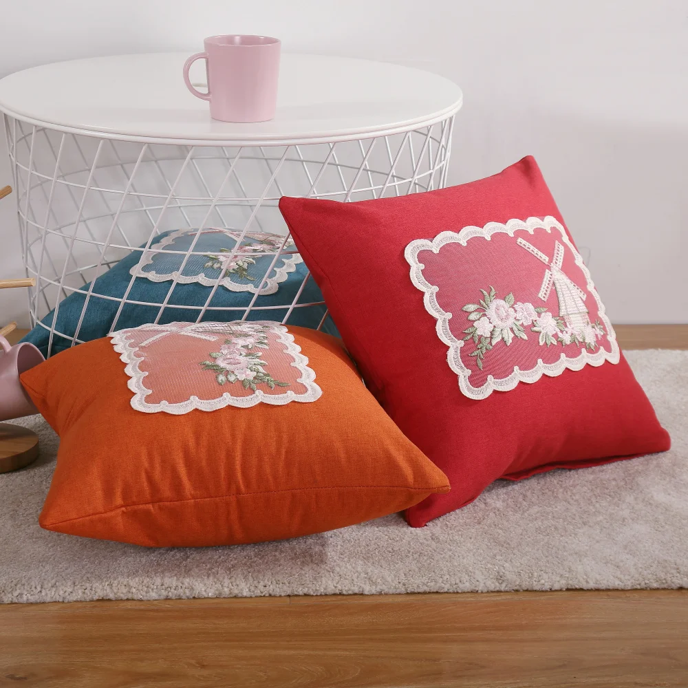 Европейский роскошный чехол для подушки в цветочек вышитая наволочка декоративные подушки для дома для дивана гостиной наволочка для подушки Hap-deer