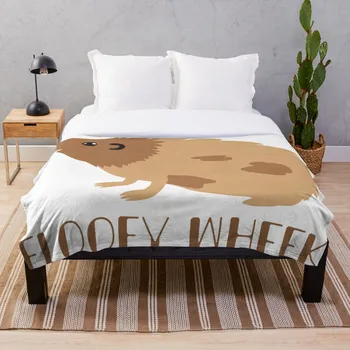 

Printed Throw Blanket Sherpa Fleece Soft Blanket Flannel Rug Home Decoration For Bed Drop Shipping Floofy Wheek Guinea Pig