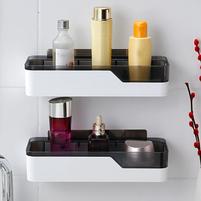 Corner Shower Shelf Bathroom Shampoo Shower Shelf Holder Kitchen Storage Rack Organizer Wall Mounted
