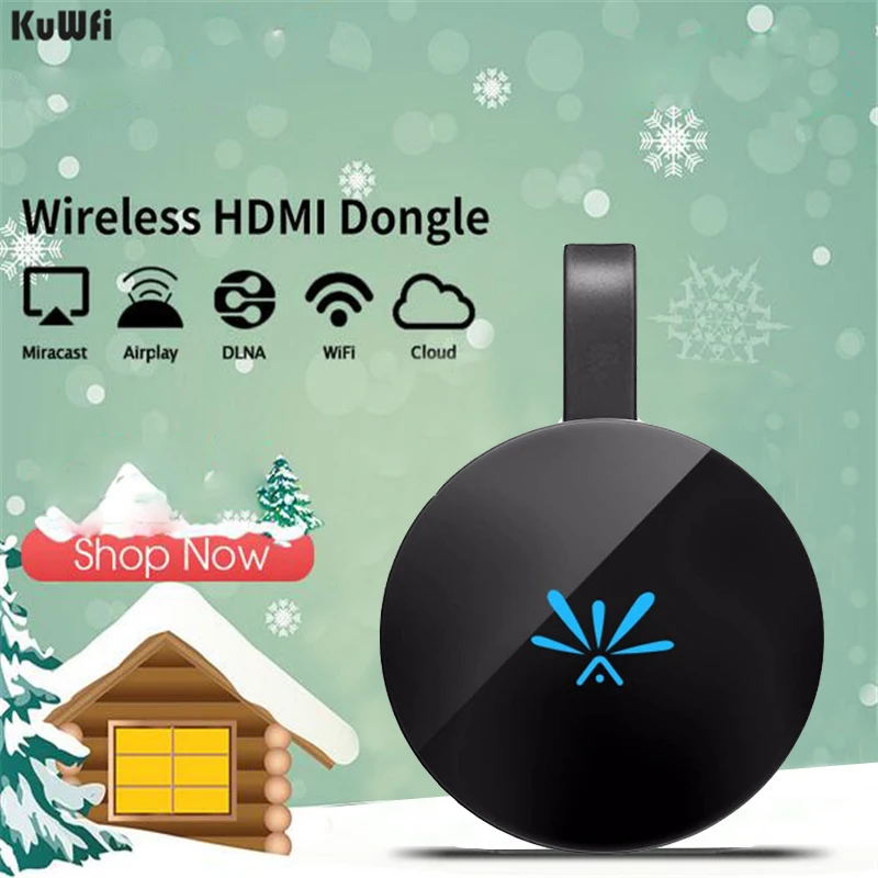 KuWFi ТВ палка Wi Fi 5 ГГц Беспроводной HD Цифровой HDMI Dongle высокой Скорость Дисплей ключ