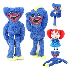 Peluche Huggy Wuggy de 40cm, jouet en peluche, pavot doux, animaux en peluche, mignon, poupées de jeu de dessin animé, cadeaux pour enfants, tendance 2022