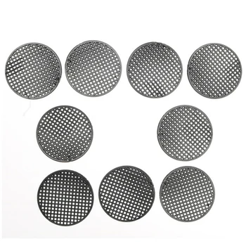 

100Pcs Round Flowerpot Mesh Pad Breathable Leakproof Bottom Grid Mat with Drainage Hole Protection Durable Bonsai Home