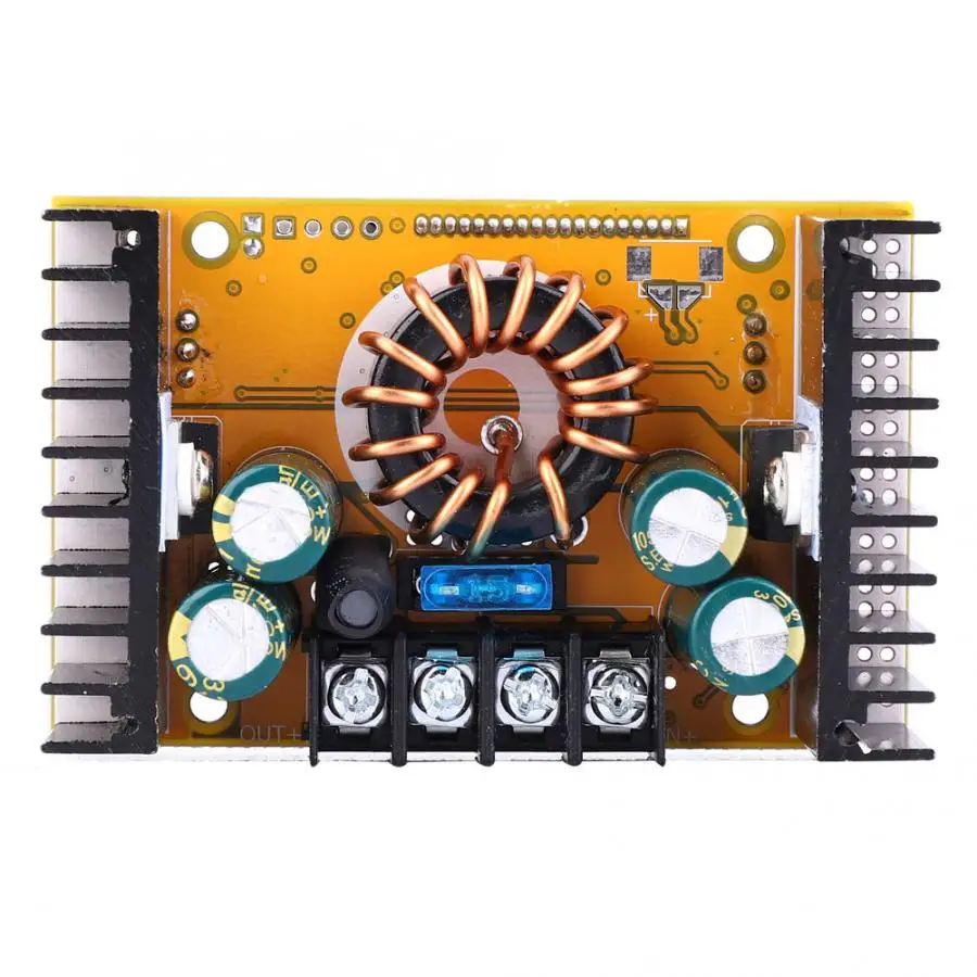 WDU6008 Регулируемый DC-DC Повышающий Модуль питания 90 Вт 4A повышающий преобразователь Плата с ЖК-дисплеем двойной дисплей