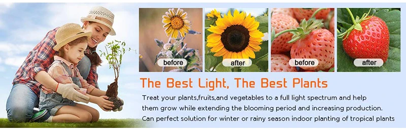 E27 светодиодный светильник, лампа для выращивания, полный спектр, лампы для выращивания, светильник s для растений, фитолампа для внутреннего сада, гидропоники, цветочный тент, коробка 85-265 в