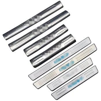 

High quality stainless steel inside external Scuff Plate/Door Sill Protector Sticker For 2004-2015 Mazda 6