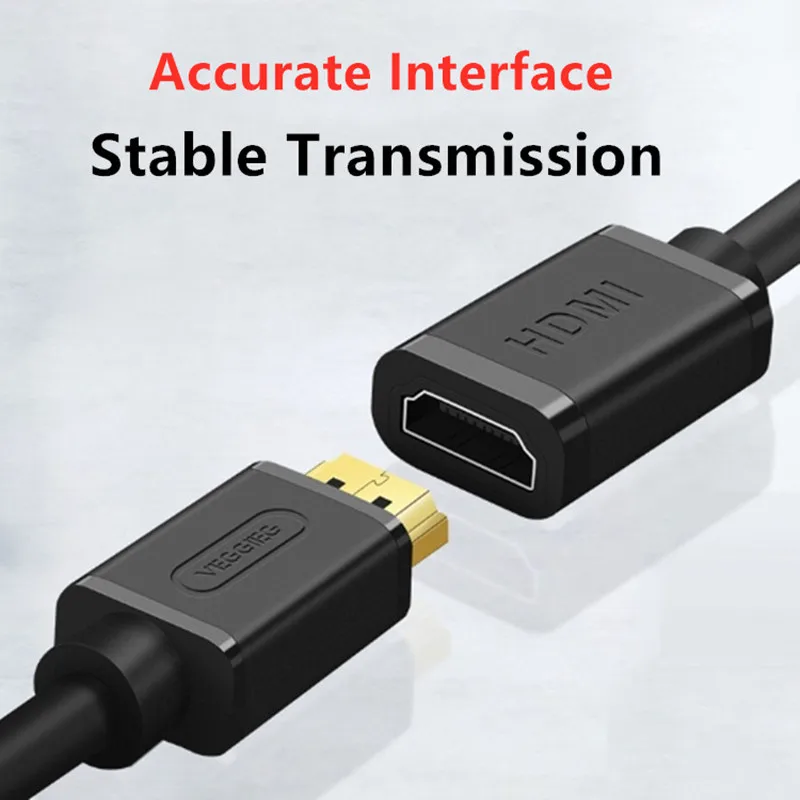Veggieg Удлинительный кабель, HDMI HDMI2.0 мужского и женского пола Пол смены 1,5 м до 5 м