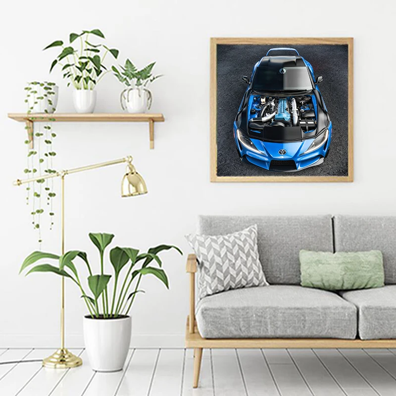 Картина на холсте MUTU автомобильная картина спортивный автомобиль детали