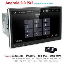 10,1 два Din Android 9,0 Универсальный Автомобильный без DVD плеер стерео радио gps навигация 4G wifi Bluetooth Зеркало Ссылка 4 Гб ram+ CAM