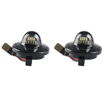 

1 Pair of BX101684 LED License Plate Light for Ford F150 9LED Car Modified LED License Plate Lamp for Ford