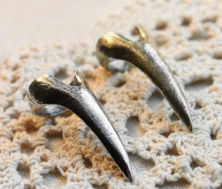 Кольца для ногтей в стиле ретро и панк острые украшения из сплава комплект колец