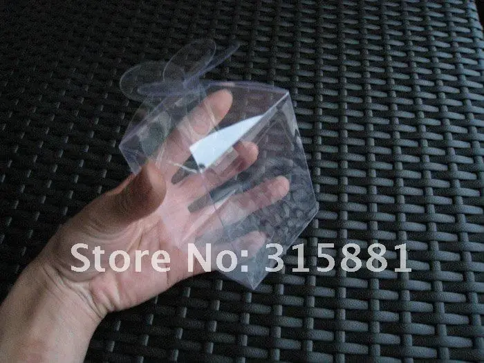 Упаковочная коробка из ПВХ 5x5x5 см 200 шт./лот