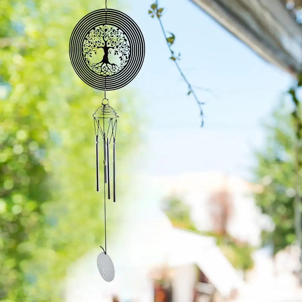 Carillon éolien en Pierre Brute de Cristal Naturel, Carillon à Vent en  Cristal de guérison pour la décoration de la Maison Ornement extérieur et