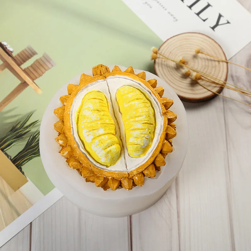 Durian Collection Silicone Plaster Scented Candle Mold DIY Fruit Car Air Conditioning Outlet Wardrobe Perfume Clip Epoxy Resin | Дом и сад