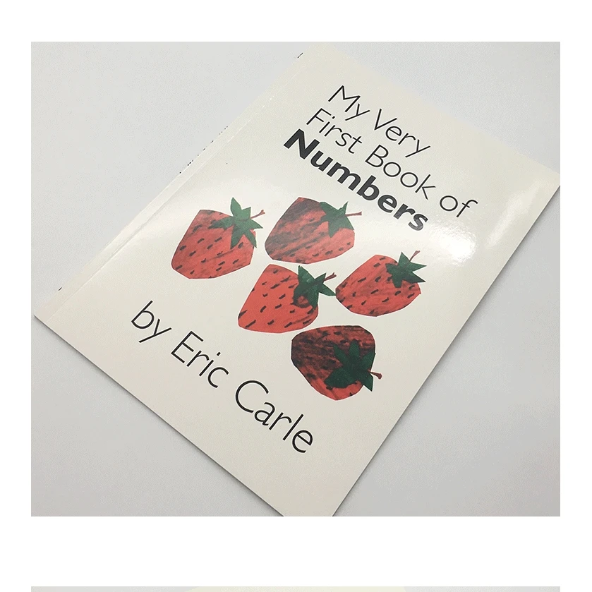Моя первая книга с цифрами от Eric Carle раскрашивающие книги для детей раскраска