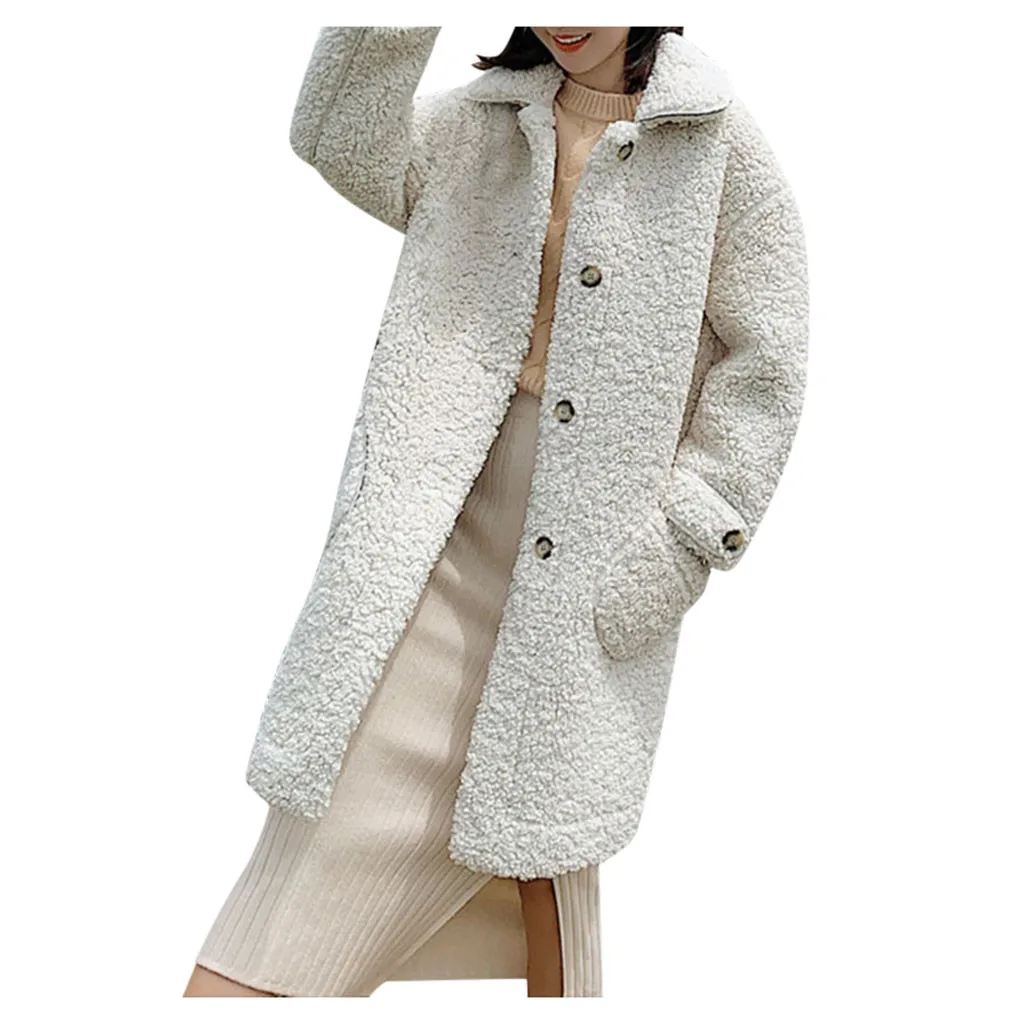 Chaquetas mujer, зимнее пальто для женщин, большой размер, овечья кожа, воротник-стойка с обеих сторон, пальто на молнии, abrigos mujer invierno