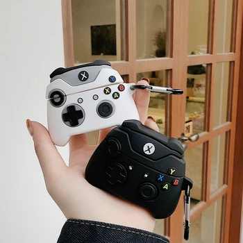 

3D Earphone Case For Airpods Pro Case Silicone duck Pig Cartoon Headphone/Earpods Cover For Apple Air pods Pro 3 Case Keychain