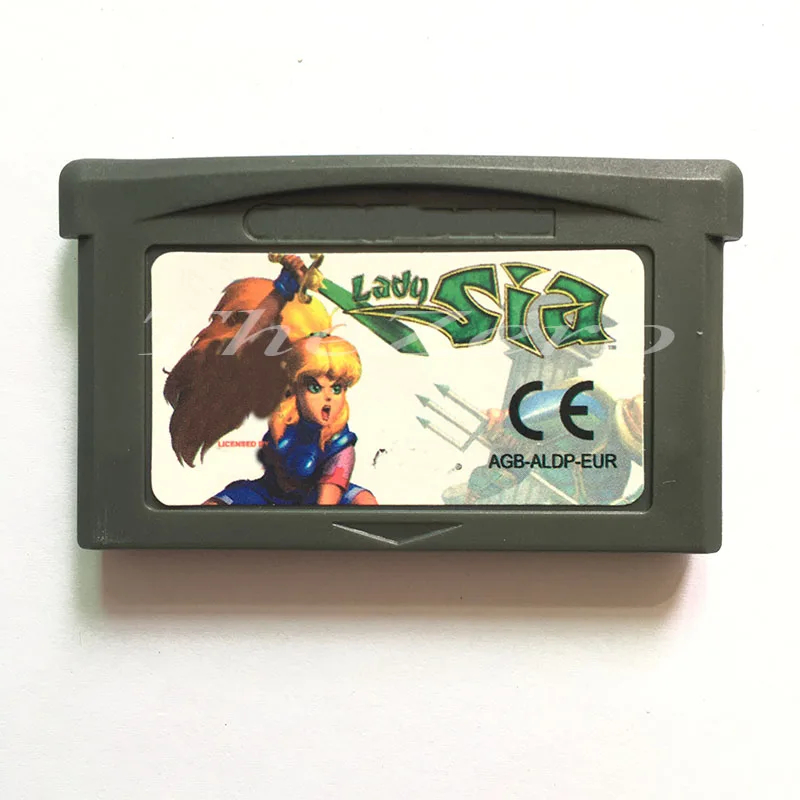 Парк Юрского периода III Land 4 Tales of Phantasia Astro Boy Lady DRIVER 3 для 32 бит портативного плеера видеоигры картридж консольная карта - Цвет: Lady Sia EU