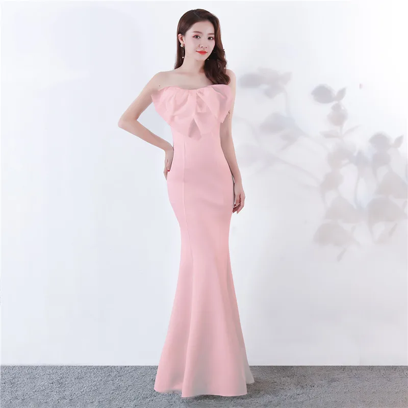 Skyyue вечерние платья без рукавов без бретелек контрастного цвета Robe De Soiree C141 длина до пола Пользовательские цвета платья женские Вечерние