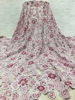 

High quality Nigerian Indian embroidery embroidered lace velvet mesh lace African sequin embroidery dress fabric 5 yards