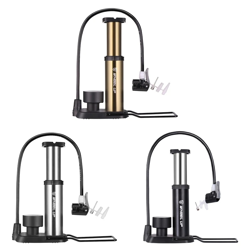 Велосипедный насос 160PSI Калибр алюминиевый сплав ножная педаль портативный напольный воздушный насос внешний шланг подходит Presta Schrader