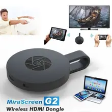 Mirascreen G2 двухдиапазонный беспроводной WiFi Дисплей ключ, HDMI 1080P ТВ конвертер для Android iOS