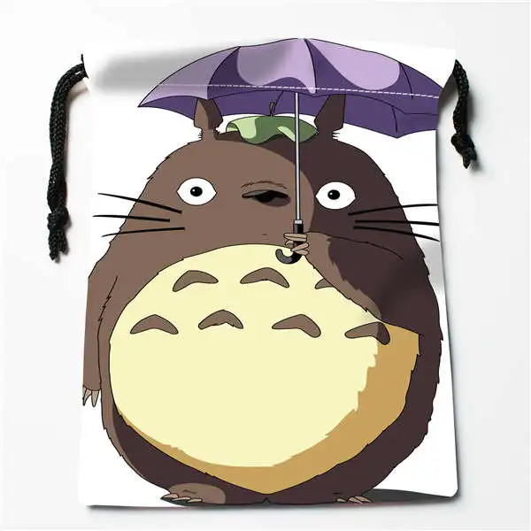 Пользовательские печати totoro_by_Drawstring хозяйственные сумки дорожный мешочек для хранения плавать Пешие прогулки игрушка сумка унисекс мульти Size18-12-05-13 - Цвет: Bags