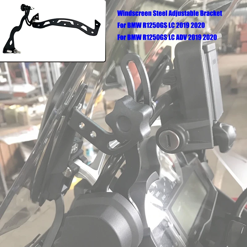 Motorcycle Windshield Windscreen Bracket Mounting Clamps Holder For BMW R1250GS LC R1250 GS ADV Adventure 1250GSA HP 2019 2020 | Автомобили