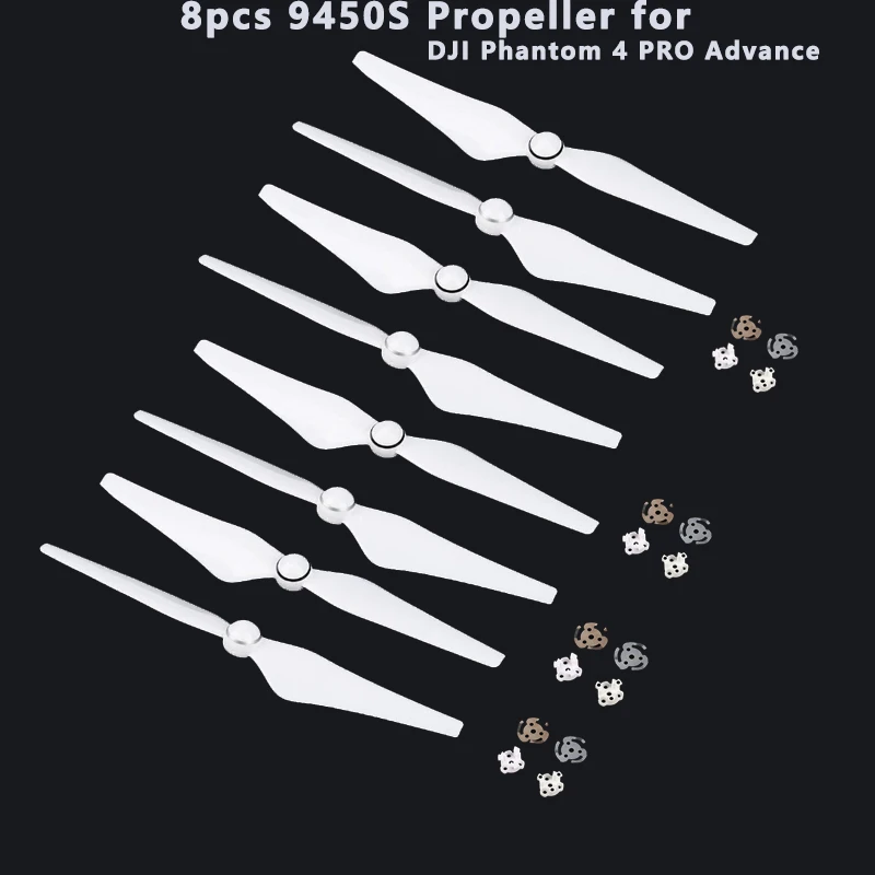 

8pcs 9450S Propeller for DJI Phantom 4 PRO Advanced Drone Quick Release Props Blade Wing Fans Spare Parts Replacement Accessory