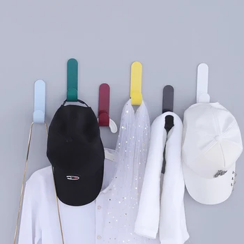 

Self-adhesive Parts Household Kitchen Wall Door Iron Small Hook Hanger Perfect For Bathroom Door Wall Convenient