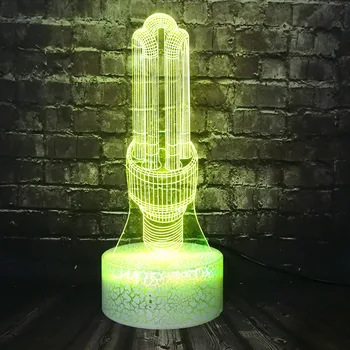 

Cute 3d Bulb Home Decor Night Light LED Cartoon Lamp Telephone booth 7 Color Change Holiday Birthday KIDS lamp For Boy Teene