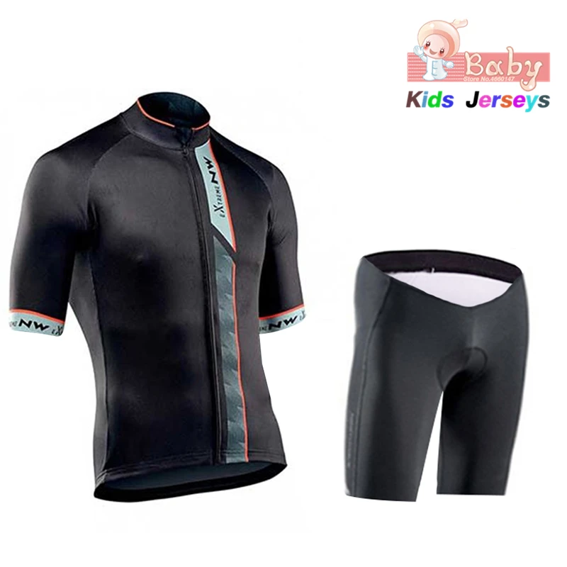 5 Детский комплект спортивной одежды для велоспорта Conjuntos Ciclismo Mtb Pro Team Nw, детская одежда для велоспорта, летняя одежда для мальчиков, велосипедные шорты - Цвет: 5