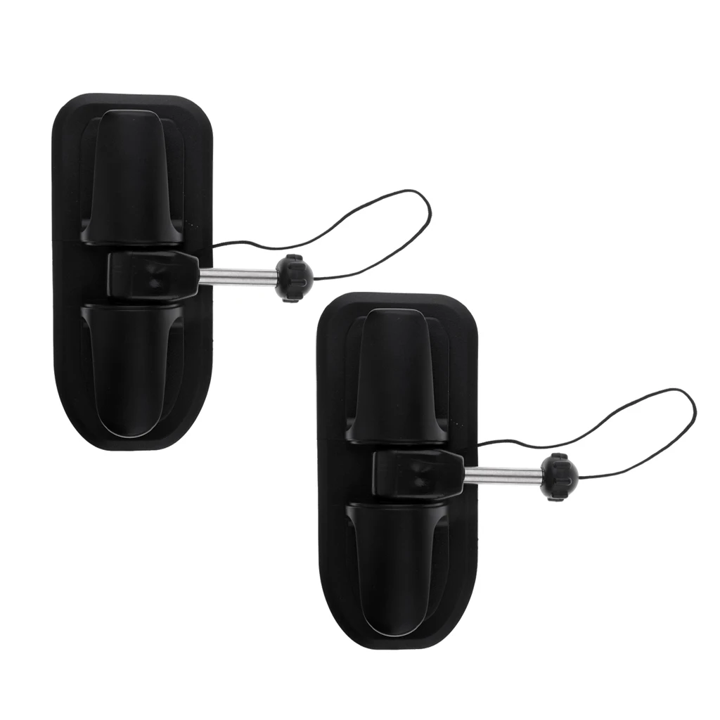 2 Pieces Durable PVC Oar Lock Patch Paddle Holder for Inflatable Boat, Kayak, Raft, Dinghy