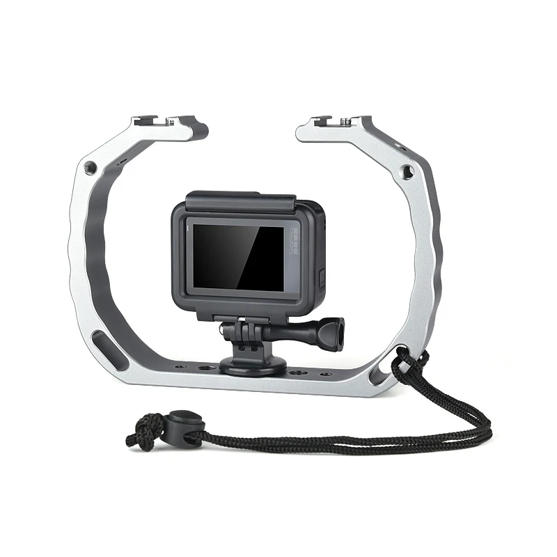 Подводная ручка для дайвинга GoPro Hero 5 6 7 8 с креплением холодной обуви ремешок на