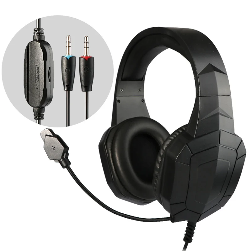 High Quality PC Gaming Headset Gamer Wired Headphone With Microphone Music Stereo Bass Helmet For Phone Computer Kids Earphone