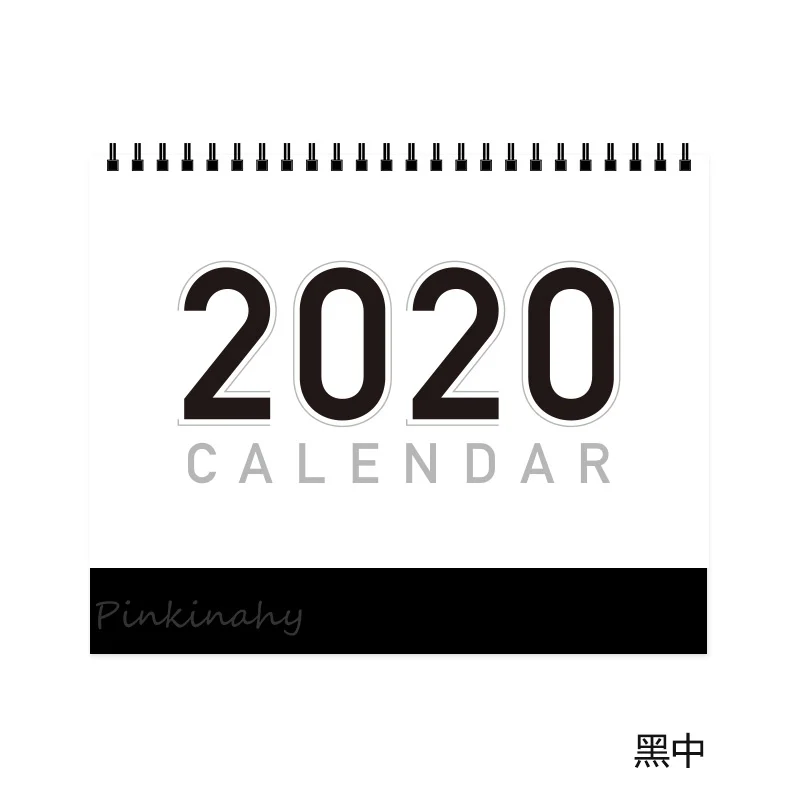 Year MUJI Style Desktop Calendar DIY Table Calendar Daily Schedule Planner Agenda Organizer.07~.12 - Цвет: 3