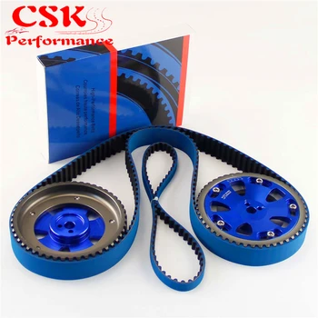 

Racing Timing Belt + Balance+ Cam Gear Fits For EVO 1-9 Eclipse DSM 4G63 92-06 Blue/Black/Red/Gray