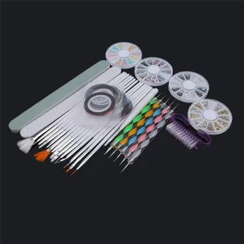 

10PCS/Set Rose Gold Nail Cuticle Pusher Clipper Scissor Nipper Tweezer Picker Plastic Manicure DIY Nail Art Tools Kit