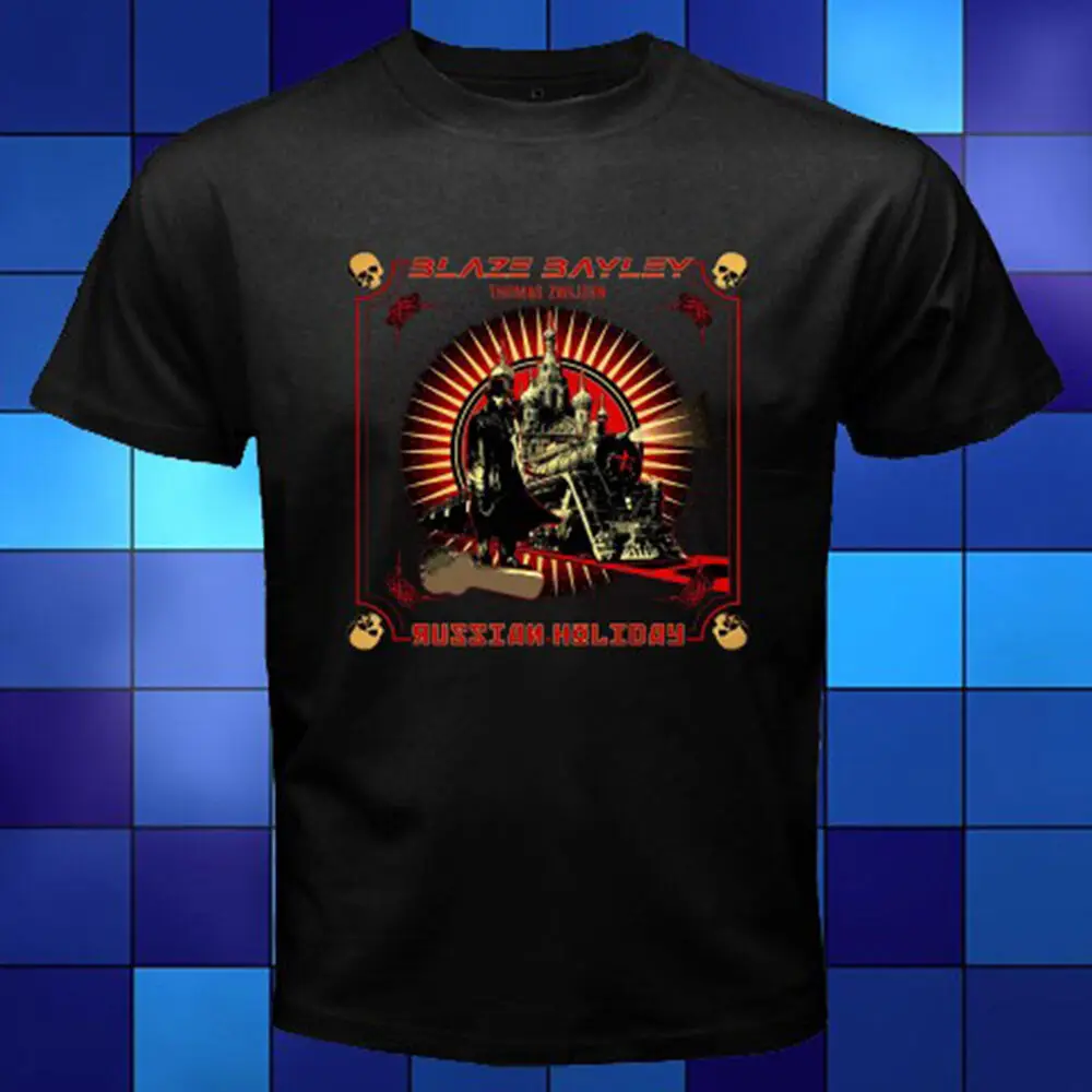 Новая Черная Праздничная футболка Blaze Bayley в русском стиле Размер S M L XL 2XL 3XL |