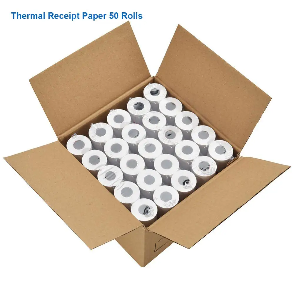 ReceiptPaper50Rolls NETUM 58 мм Bluetooth Термальный чековый принтер с бумагой чехол для переноски на талии для Android IOS Iphone ipad ESC/POS NT-1809DD - Цвет: ReceiptPaper50Rolls