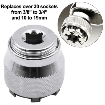 

adjustable Multi-function wrench magic universal socket wrench sleeve car mechanic tool 3/8 flexible spanner wrench sockets tool