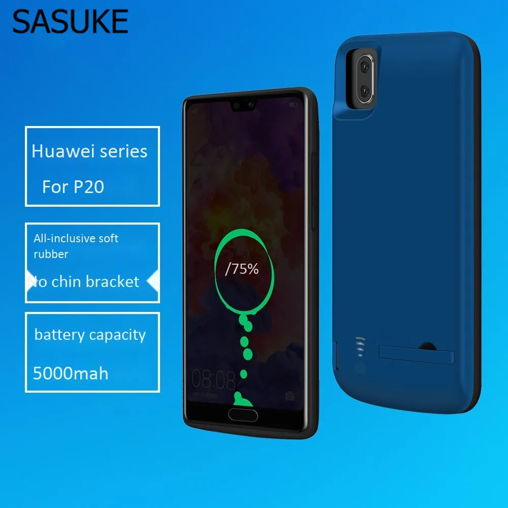 Чехол для зарядного устройства 6500 мАч 6000 мАч 5000 мАч для huawei P20 mate 10 Pro Lite Honor V10 9 10 Play с полным покрытием и подставкой