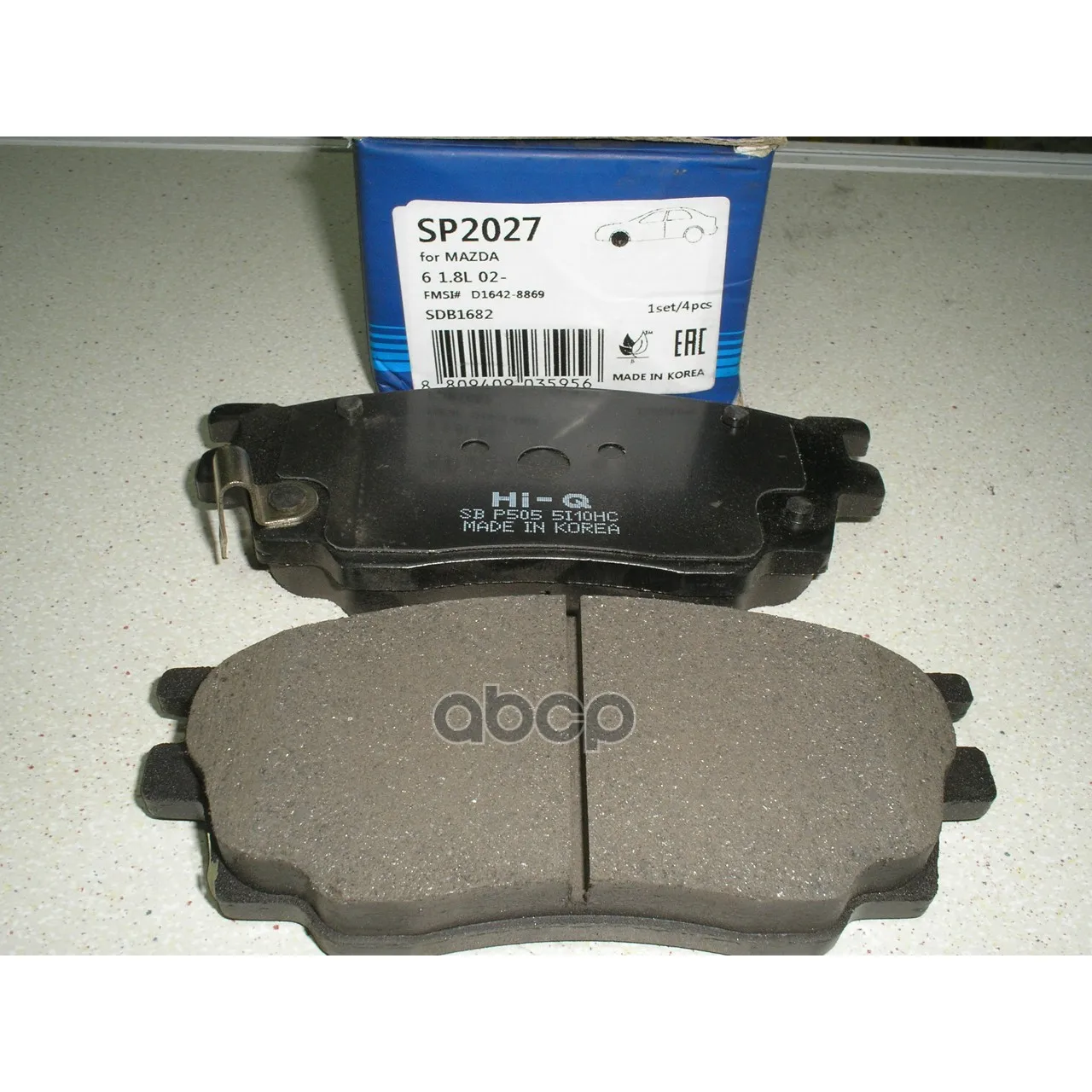 Колодки Тормозные Дисковые Sangsin Brake Sp2027 Sangsin brake арт. SP2027