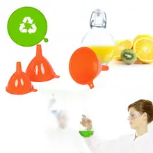 4 шт./компл. Воронка Портативный Пластик воронки быть повешенным бытовой жидкости распределяя Кухня инструменты агрегат для заполнения маслом пустая бутылка упаковка инструмент