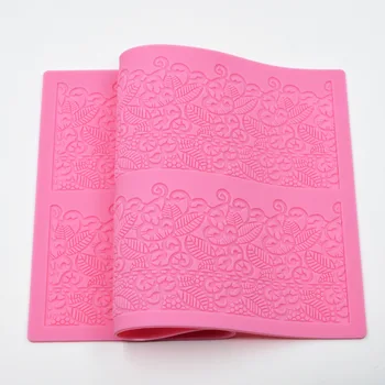 

New Leaves Lace Mat Fondant Cake Silicone Mold DIY Chocolate Biscuit Mold Birthday Wedding Decoration Cake Decorating Tools