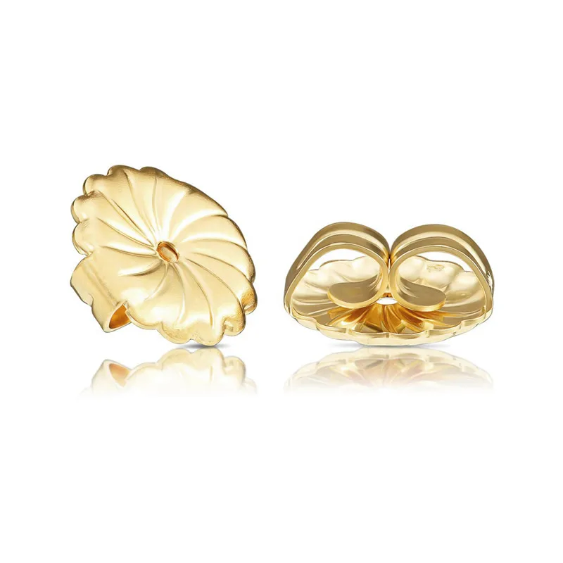 14K Gold Filled Premium Earring Back Swirl Design Earring Back  DIY Jewelry Making  Findings Handmde Gold Jewelry Accessories
